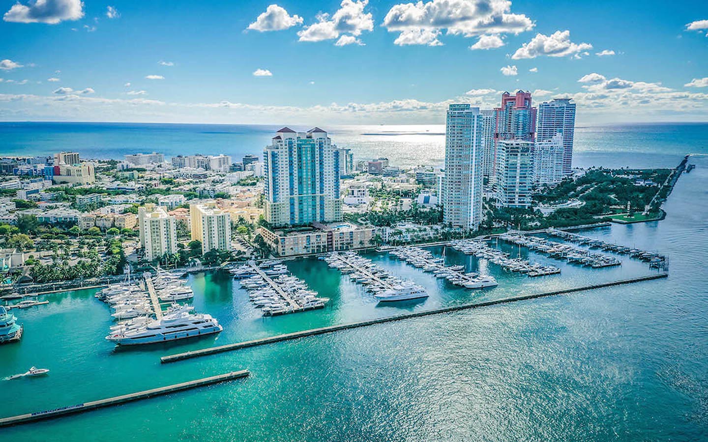 Miami Beach marina, part of the area we serve