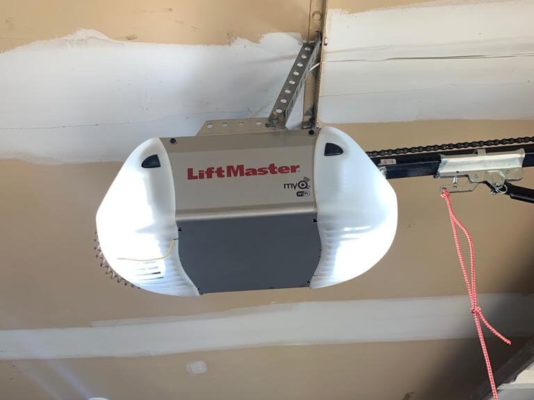 Garage door repair completed on a Broward property