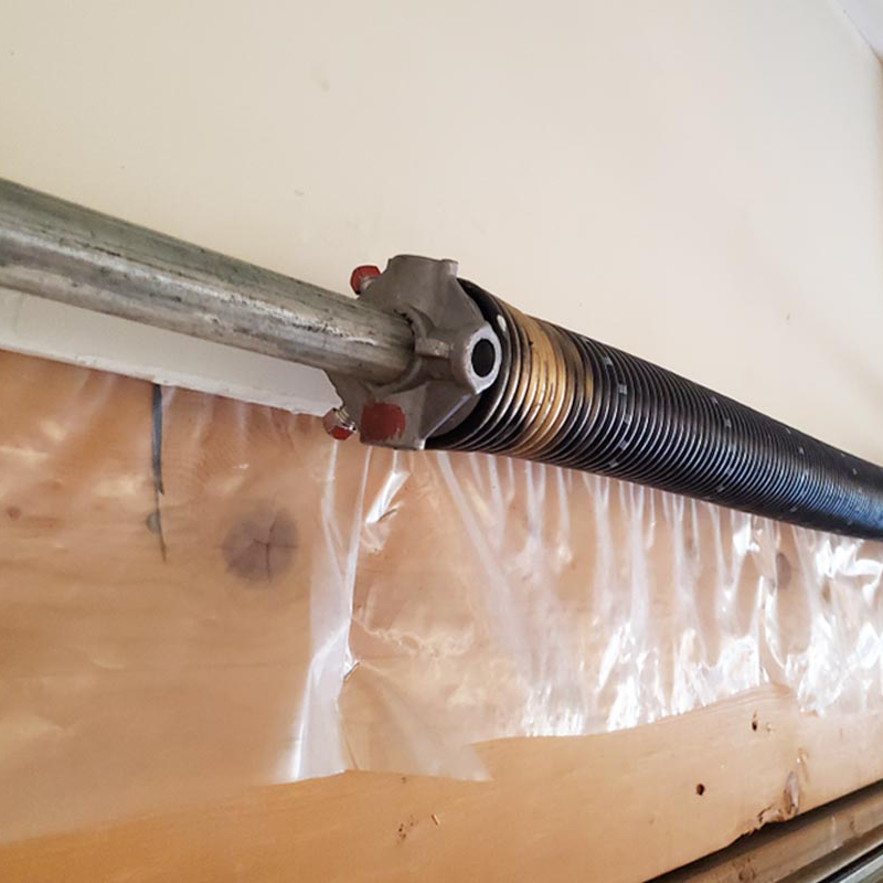 Garage door torsion spring replacement hardware